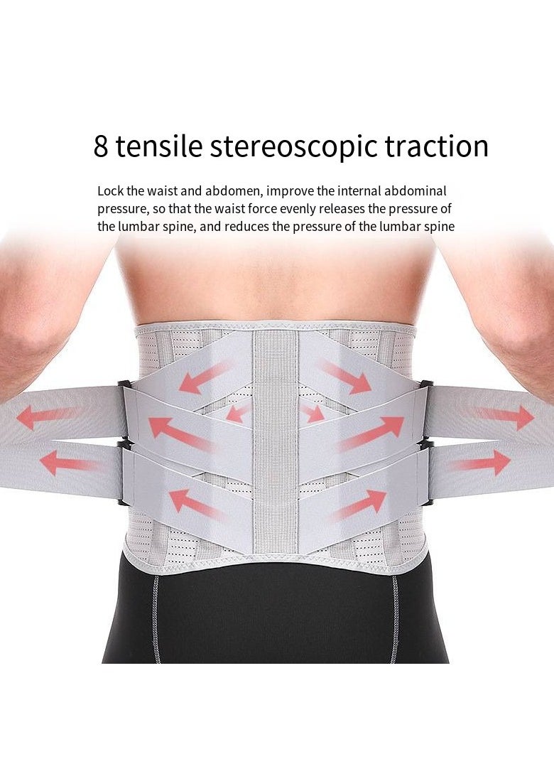 NIBEMINENT Men&women fitness weightlifting protection belt,Waistline Fitness Belt, lumbar disc herniation protection belt, low back pain protection belt, breathable and not stuffy  - Image 1