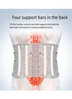 NIBEMINENT Men&women fitness weightlifting protection belt,Waistline Fitness Belt, lumbar disc herniation protection belt, low back pain protection belt, breathable and not stuffy  - Image 2