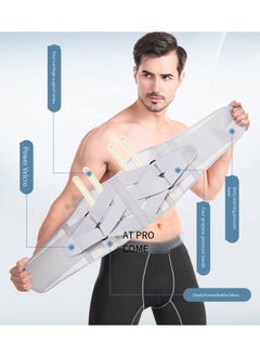 NIBEMINENT Men&women fitness weightlifting protection belt,Waistline Fitness Belt, lumbar disc herniation protection belt, low back pain protection belt, breathable and not stuffy  - Image 3