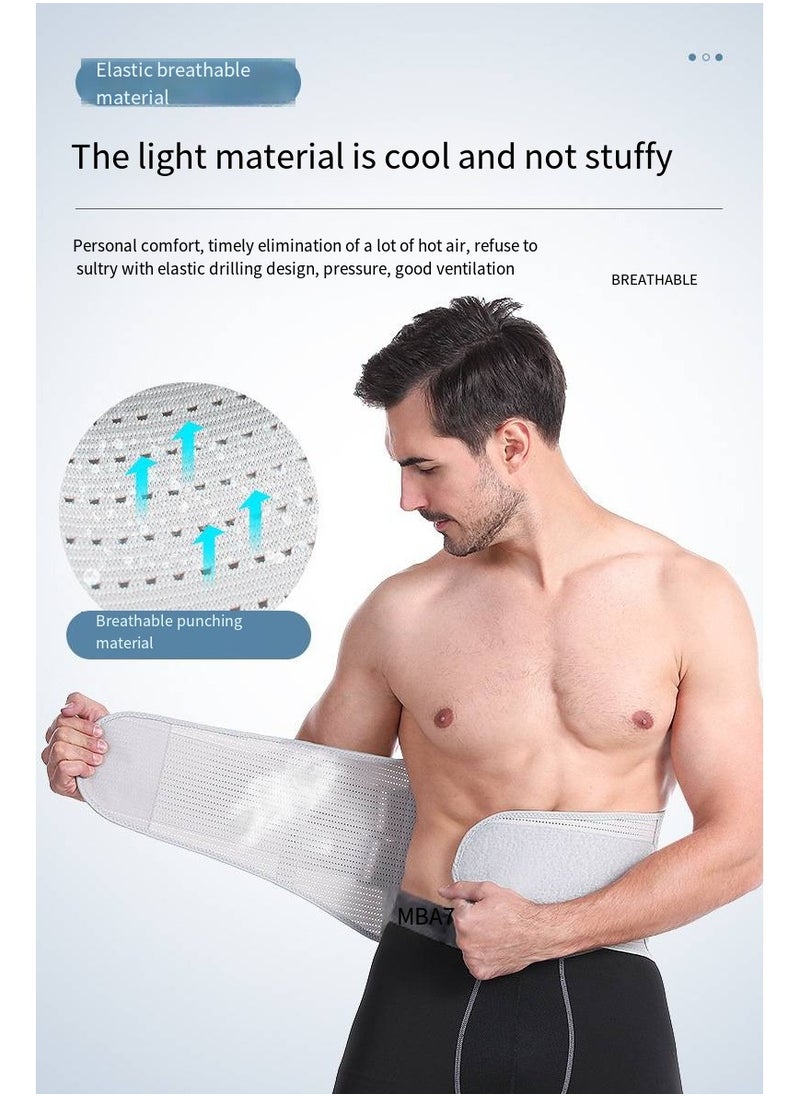 NIBEMINENT Men&women fitness weightlifting protection belt,Waistline Fitness Belt, lumbar disc herniation protection belt, low back pain protection belt, breathable and not stuffy  - Image 5
