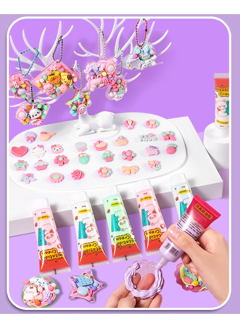 dreamons link 931 pcs Sticker and hairpin art Set with Storage Box, Cartoon Girl Decorative Stickers, Bottle Sticker Pack for Teen Girls, Sticker Pack for Notebook, DIY Crafts - Image 2