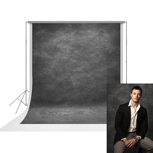 UrcTepics خلفية تصوير احترافية رمادية داكنة مقاس 8x10 قدم بتصميم تجريدي - Image 1