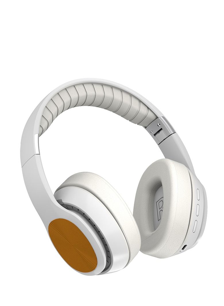 GULFLINK 200mah Bluetooth Wireless Headphones for Teens Adults White - Image 5