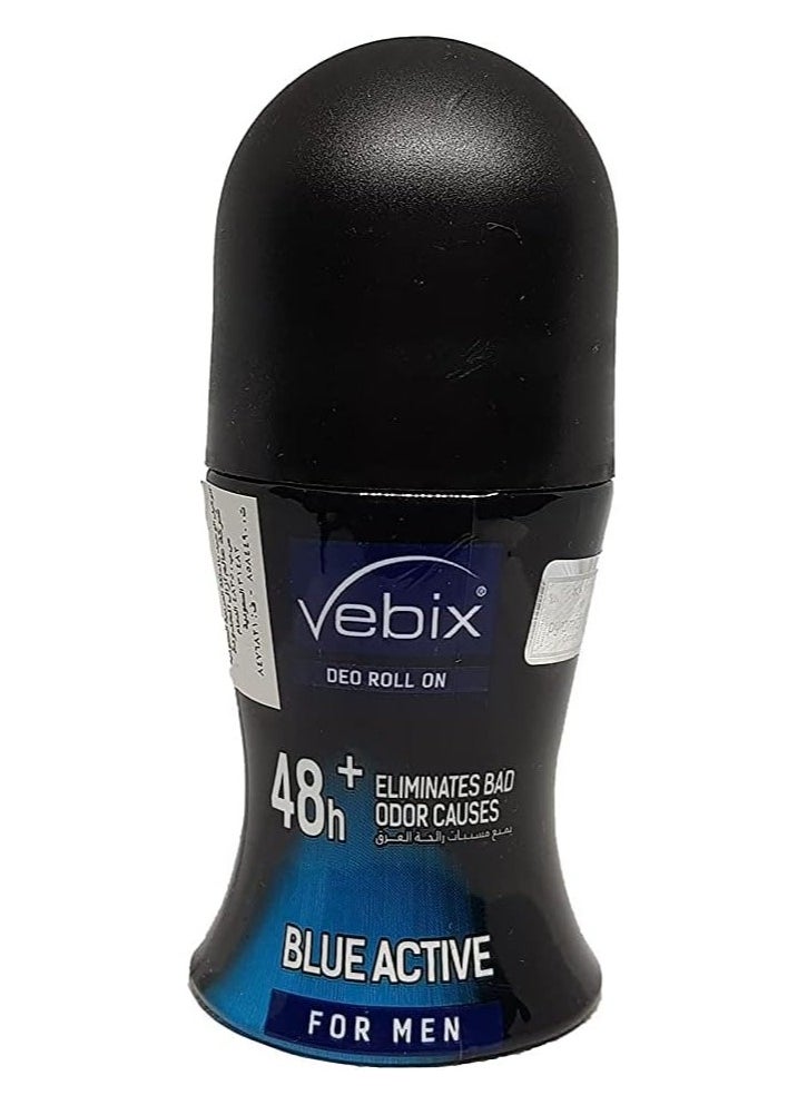 Vebix Vebix Roll-on Blue Active Male, 50 ML 