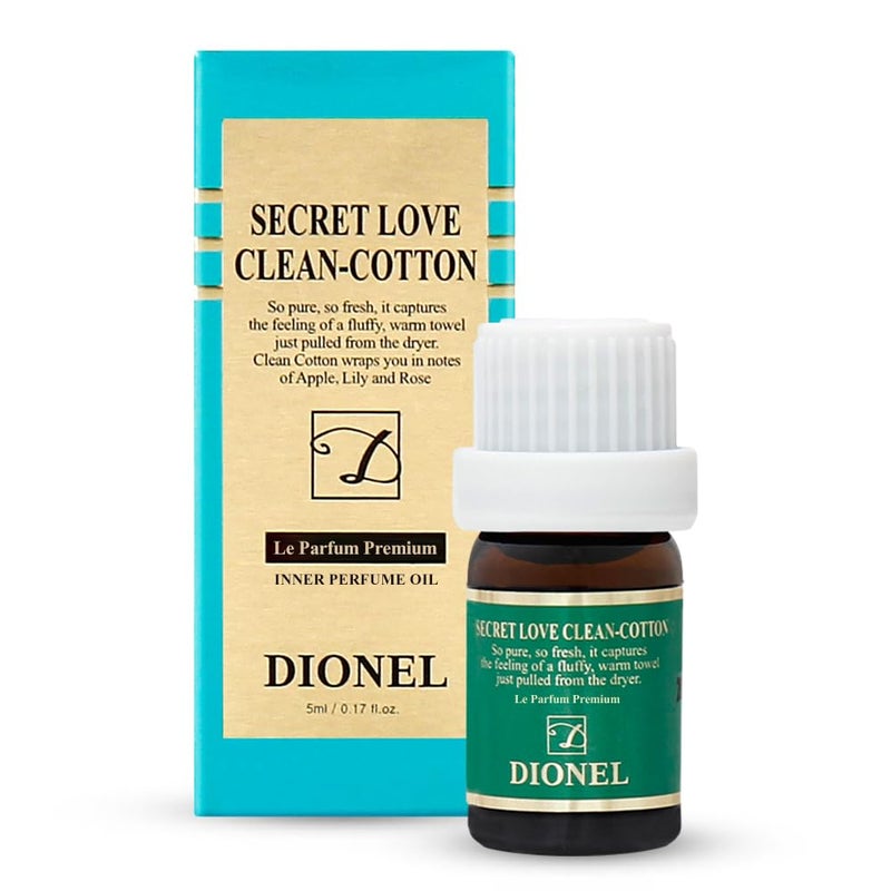 D DIONEL Dionel Secret Love Clean Cotton inner perfume fragrance oil for underwear women Long-lasting feminine Cozy Comforting Cotton Scent 5ml/0.17fl.oz - Image 1