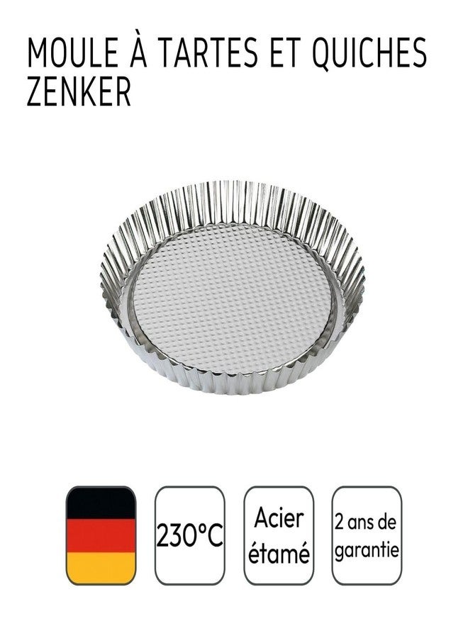 Zenker Tin Plated Steel Flan/Tart Pan, 11-Inch - Image 4