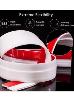 Generic Door Bottom Protective Seal Strip Insulating Wind, Dust, Noise, Weather Factors, and Heat Blocking, 100cm Length Seal Strip Suitable for Doors Inside and Outside, White  - Image 4