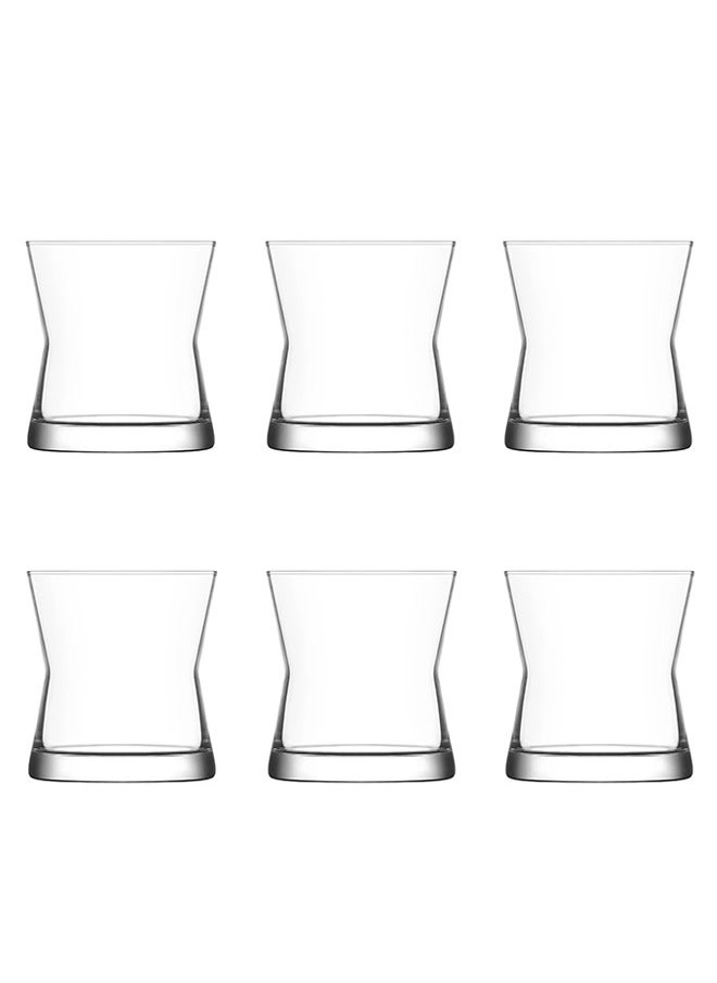 6-Piece Drinking Glass Set Cclear 300ML