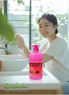 Gardenia Moisturizing Hand Soap Luxury Rose 500ml  - Image 2