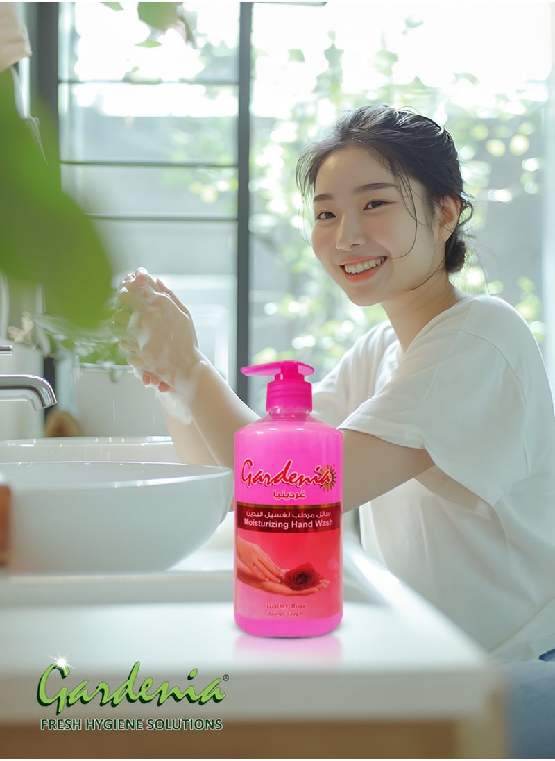 Gardenia - Moisturizing Hand Soap Luxury Rose 500ml - Image 1