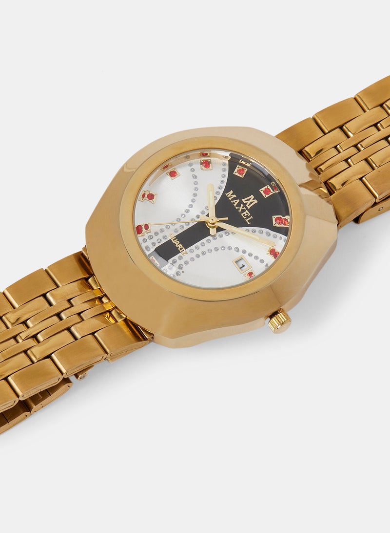Maxel ساعة يد أنالوج مميزة للرجال من ديستار هيريتاج MX589 - 38 مم - Image 3