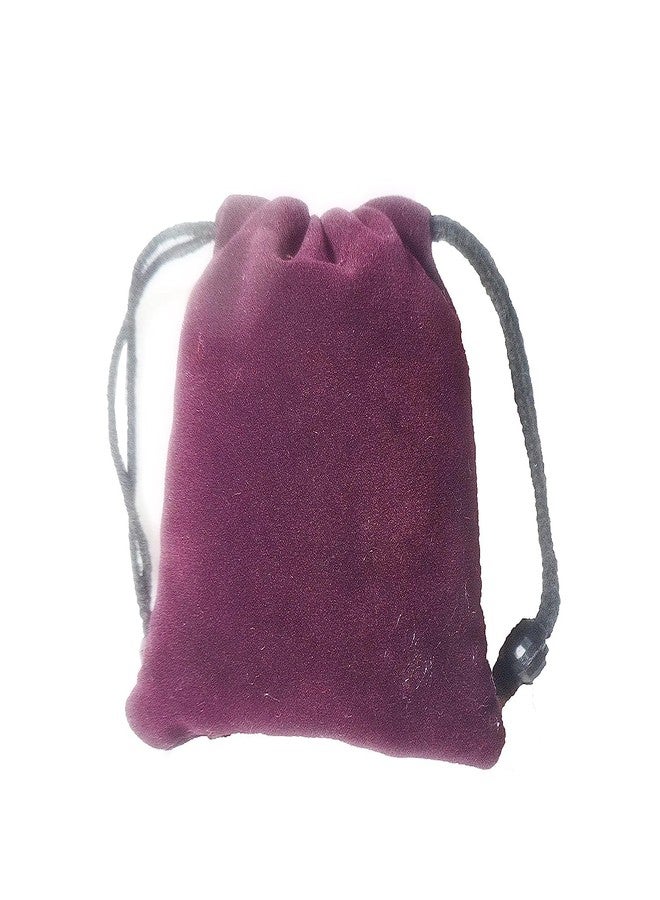 True Wings Velvet Potli Bags for Gifting| Small Drawstring Jewellery Pouch | Velvet Gift Bags for Wedding Return Gifts Women Traditional Function Décor (Wine, pack of 20) - Image 3