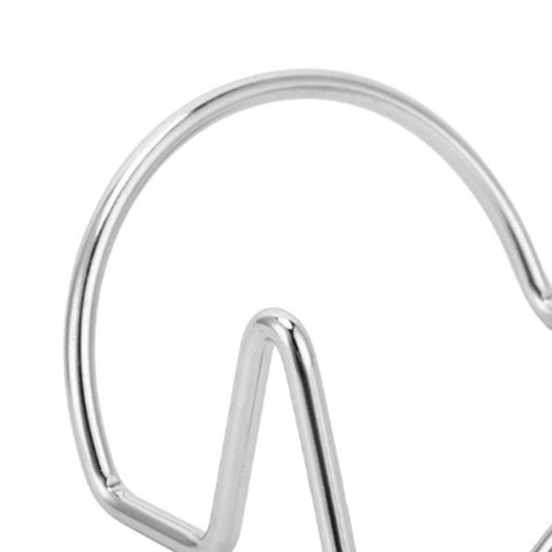 U Shaped Taco Holder Stainless Steel Stand Double Sided 2 Grid for Baking - Image 5