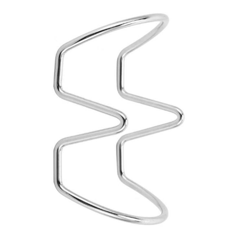 U Shaped Taco Holder Stainless Steel Stand Double Sided 2 Grid for Baking - Image 4