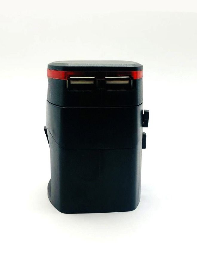 Universal Multi-functional travel adapter with charger with two USB ports | EU/USA/CN/UK/AUS - Image 3