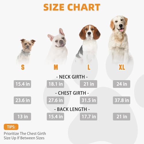 KOOLTAIL Dog Hoodie with Leash Hole DRing Thick Fleecelined Winter Fall Warm Dog Clothes Cold Weather Coats Soft Pet Sweater Sweatshirt for Small Medium Large Sized Dogs Puppy Boys Girls Grey M - Image 3