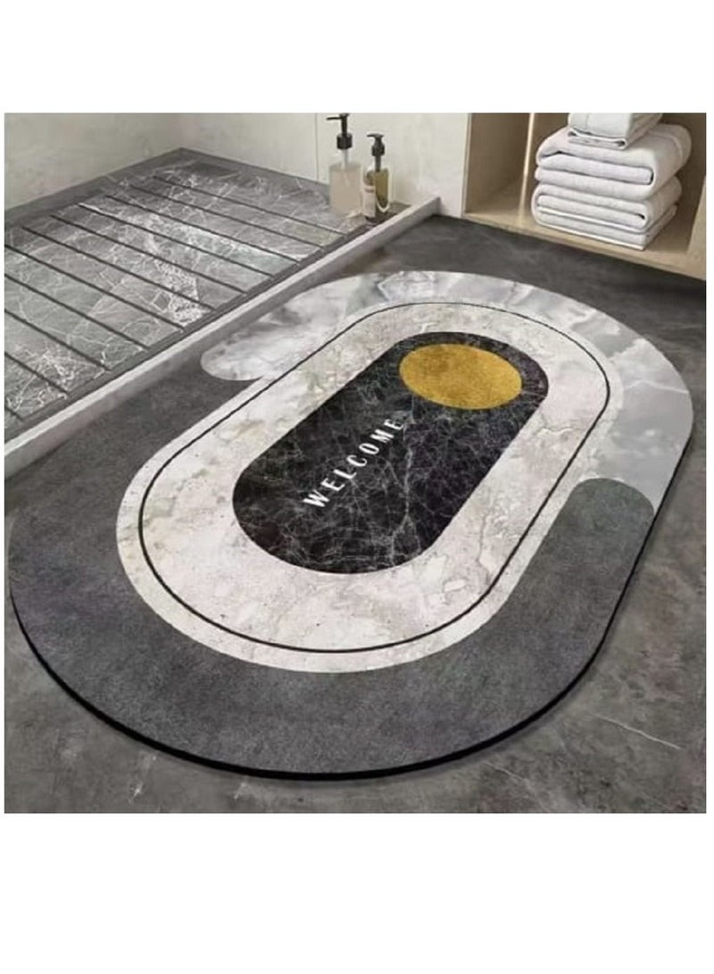 Hi homey Super absorbent soft non-slip quick drying floor Bath Tub Mat - Image 1