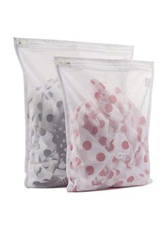 Sandesh Sandesh Mesh Laundry Clothes Washing Bag for Washing Machine Combo of 01 Medium and 01 Large02 Bag  - Image 1