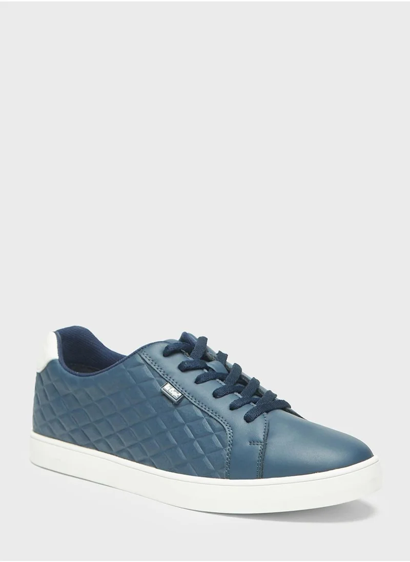 لي كوبر Lace Up Low Top Sneakers