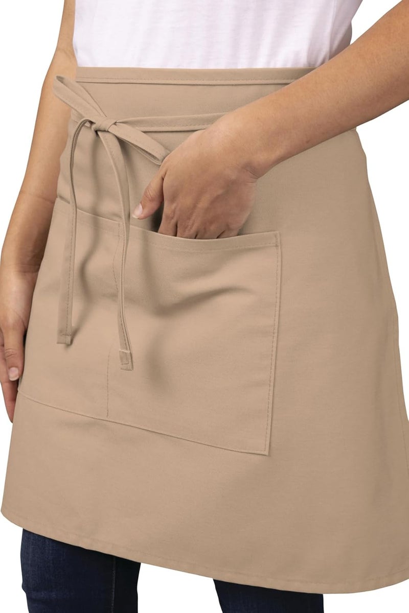 Chef Works Unisex Half Bistro Server Apron - Image 1