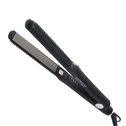 Gorgio Professional Hair Straightener with Ceramic & Teflon Coating | Wide Plates & Temperature Control for Sleek, Shiny Hair | Ideal for Daily Styling or Party Looks | Smoothes Frizz Instantly - Image 1