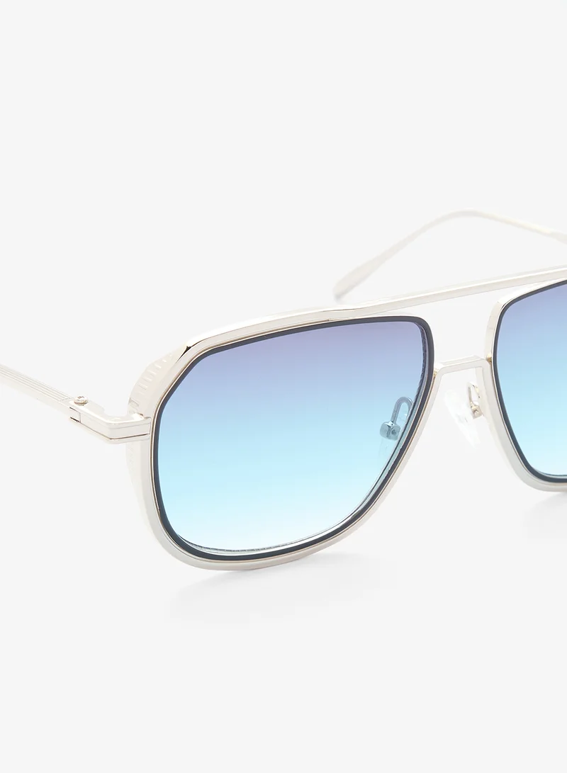 سفنتي فايف Polarized Lens Square Aviatoe Sunglasses