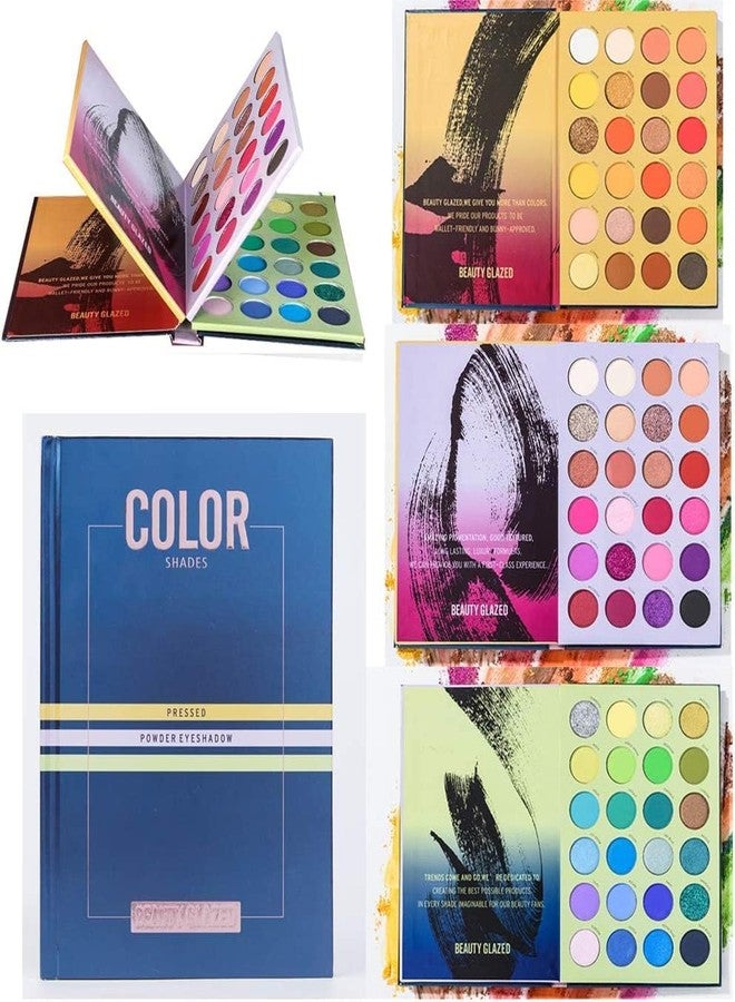 Same As Shown FinchGold Eyeshadow Palette, 72 Colours, Matte Shimmer and Glitter Pigments, Professional Makeup - Image 4