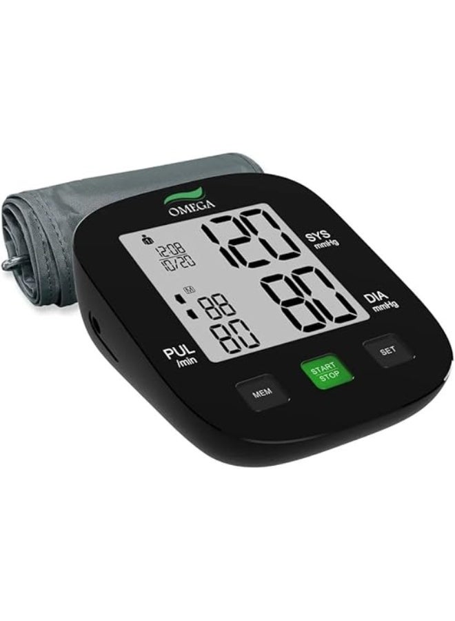 أوميغا جهاز ضغط ديجيتال أوميجا – جهاز دقيق وسهل الاستخدام لقياس ضغط الدم في المنزل أو المكتب - Image 3