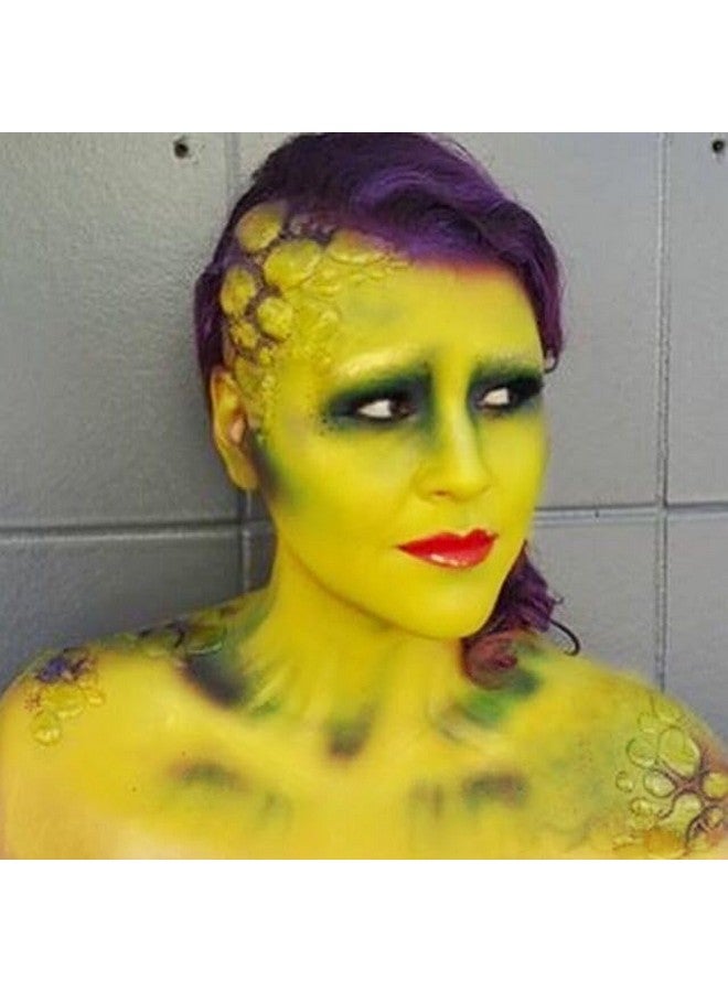 Go Ho Yellow Face Body Paint(2.1 Oz),Yellow Makeup Water Based Face Paint And Body Paint For Airbrush Makeup, Special Fx, Cosplay, And Halloween Make Up - Image 2