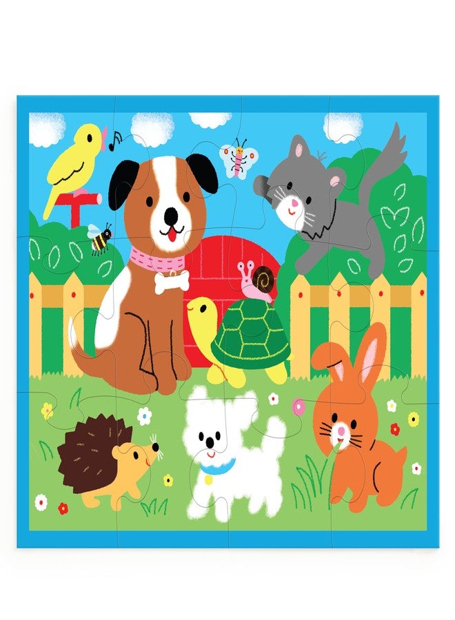 Mudpuppy Playful Pets - 12 Piece Puzzle with Reusable Zipper Pouch Featuring Colorful and Fun Illustrations of Pets Perfect for Easy Storage and Travel - Image 5