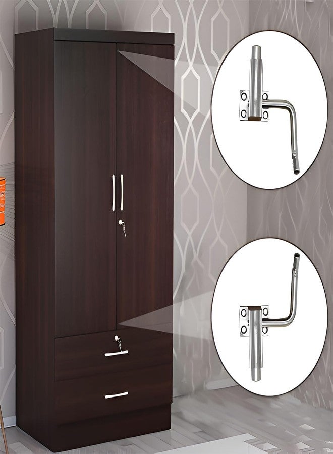 Volo Premium Automatic Cam Tower Bolt/Kent Tower Bolt/Tower Bolt/Door Latch/kundi/chitakni/Chitkini (Brass TowerBolt) (Silver Satin Finish) (1 Set) - Image 5