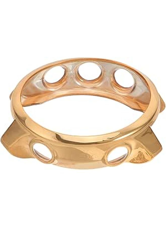 Electroplated Golden TPU Protective Case Cover for Smartwatch Scratch Resistant - Image 1