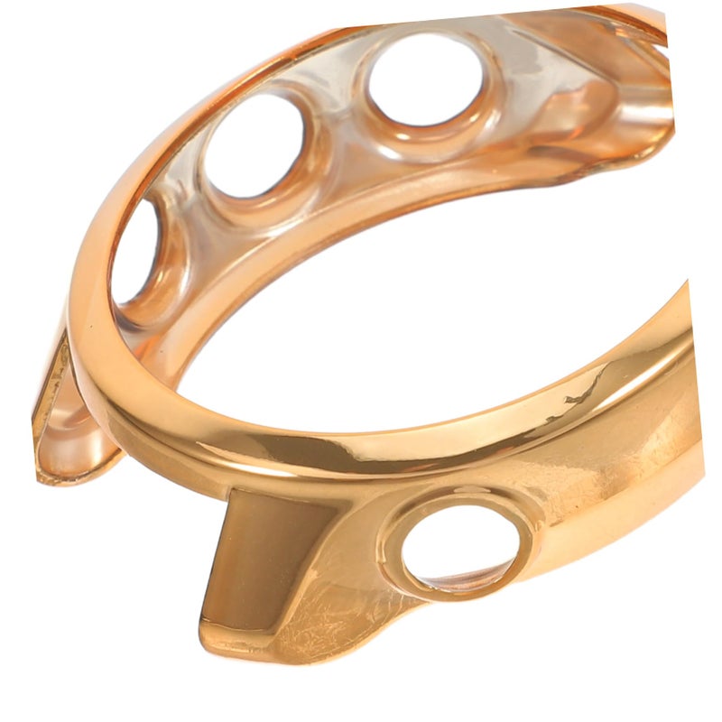 Electroplated Golden TPU Protective Case Cover for Smartwatch Scratch Resistant - Image 4