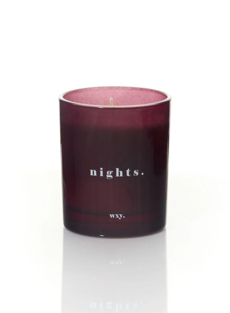 دبليو اكس واي شمعة معطرة  برائحة  فانيليا وبوربون