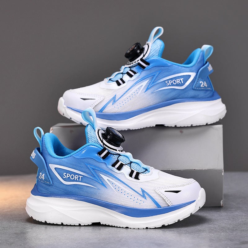 Mesh Sneakers Lightweight Flexible Sole Walking Shoes For Kids Indoor And Outdoor Activities - Image 2