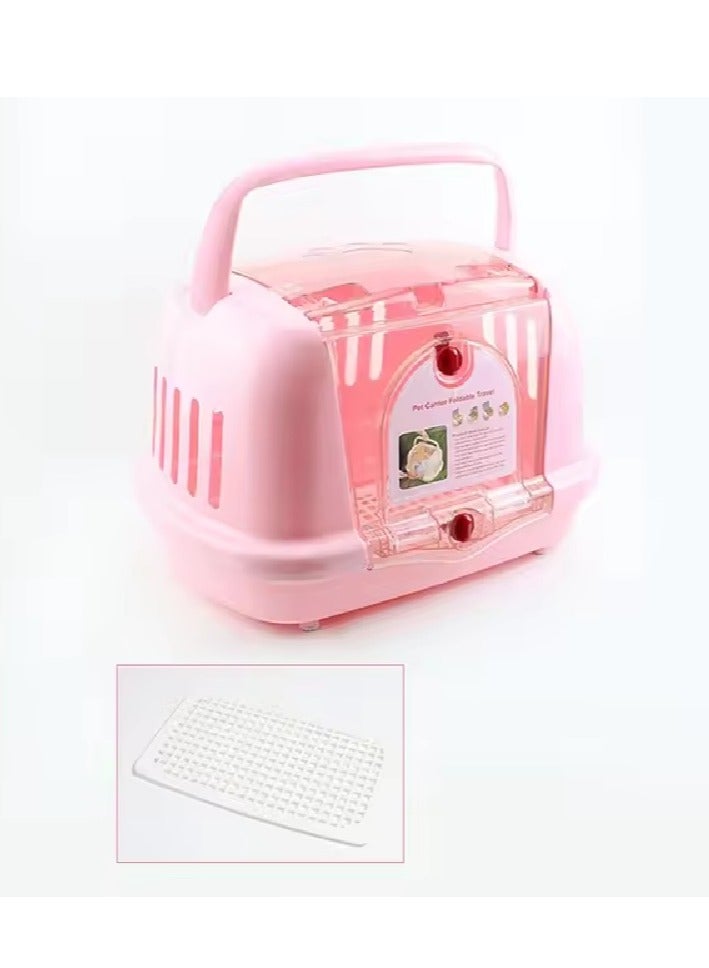 Hard-Sided Cat and Kitten Travel Carrier Box - Image 1