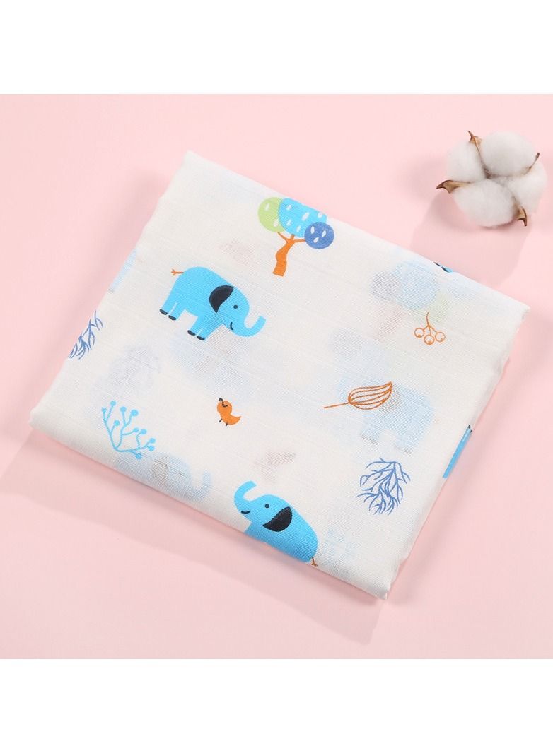 Loquat منشفة استحمام مطبوعة برسوم كرتونية من القطن الخالص