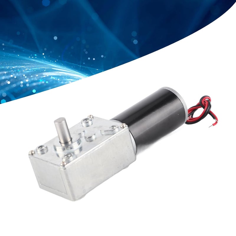 30RPM DC 24V Self Locking Reversible Gear Motor Single Shaft Speed Reduction - Image 2
