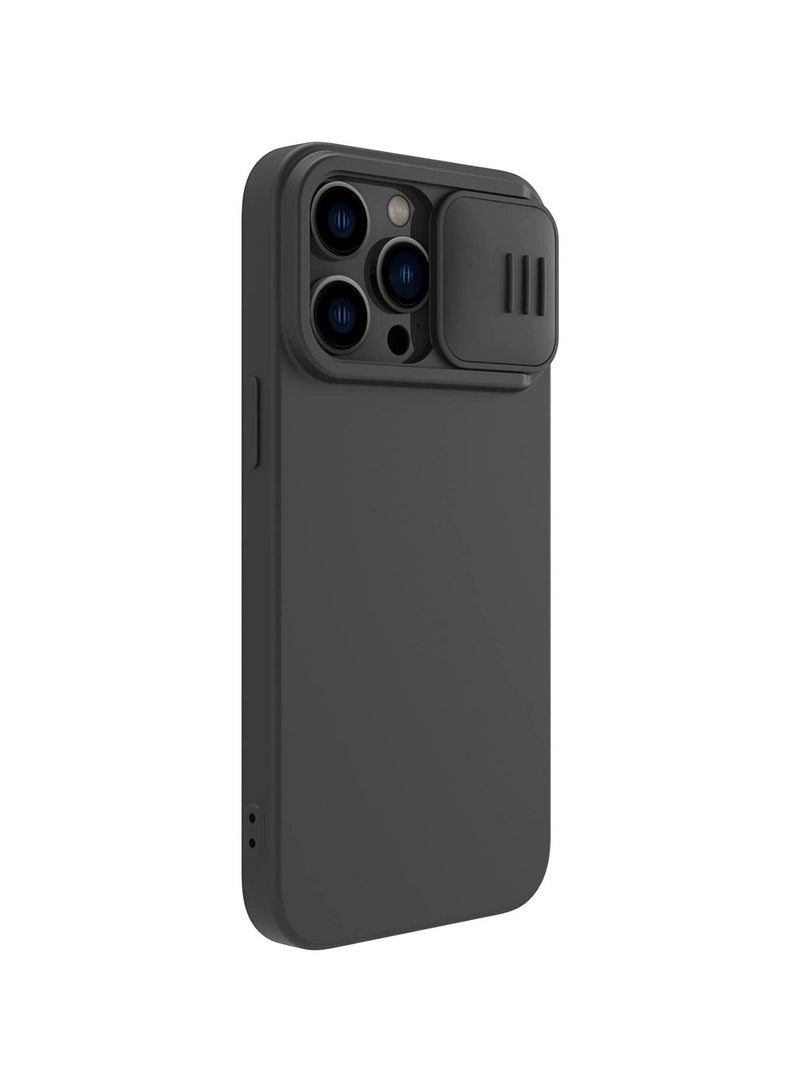 Nillkin CamShield Silky Magnetic Silicone Case For iphone 14 Pro - Black - Image 4