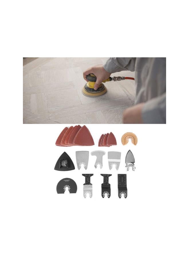 Oscillating Accessory Kit, High Carbon Steel Mixed Multitool Saw Blades for Cutting Wood, Soft Metal (Copper / Aluminum), Plastic, 70Pcs  - Image 2