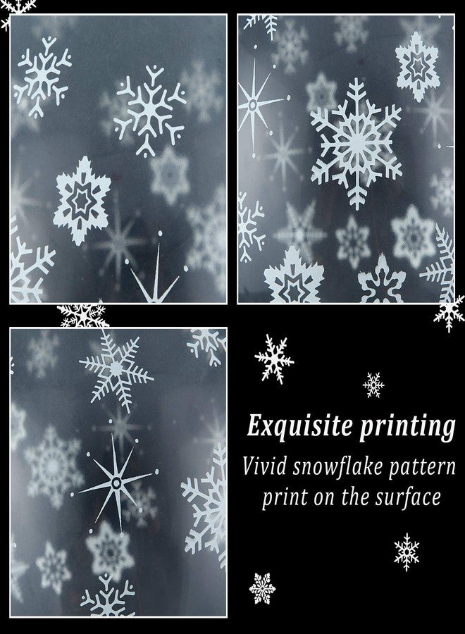 سكايليتي بالونات سكايليتي على شكل ندفة ثلجية، 40 قطعة، بالونات لاتكس شفافة على شكل ندفة ثلجية، مثالية لتزيين حفلات أعياد الميلاد وحفلات الزفاف (شفافة) - Image 3