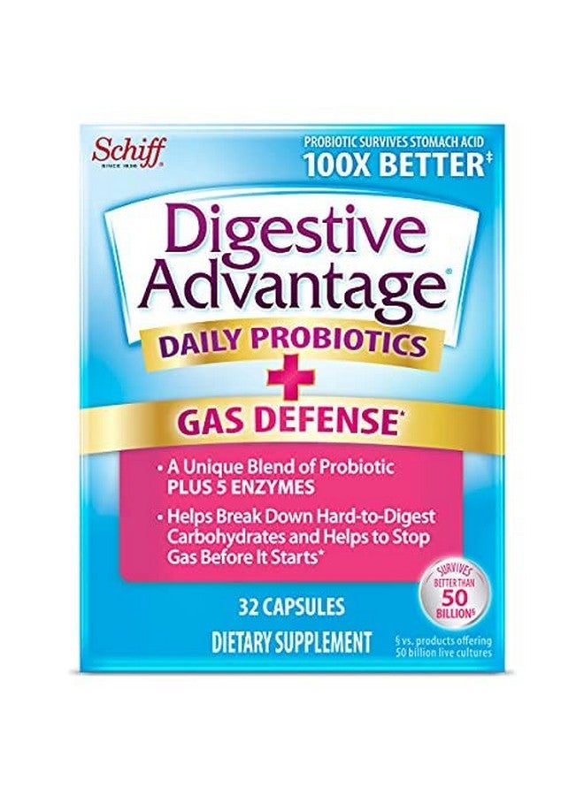 Digestive Advantage Fast Acting Enzymes + Daily Probiotic 32 Capsules - Image 2