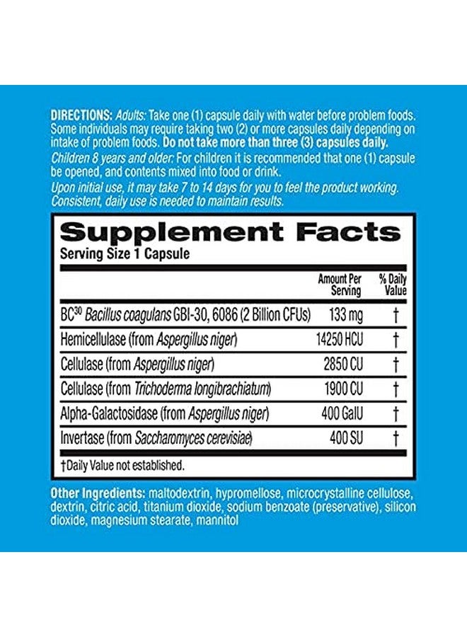 Digestive Advantage Fast Acting Enzymes + Daily Probiotic 32 Capsules - Image 5