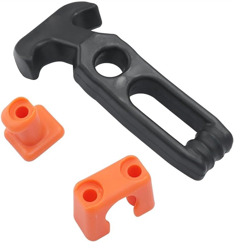 4PCS Orange T Handle Rubber Latch UV Resistant Hasp for Truck RV Boat Hatches - Image 4