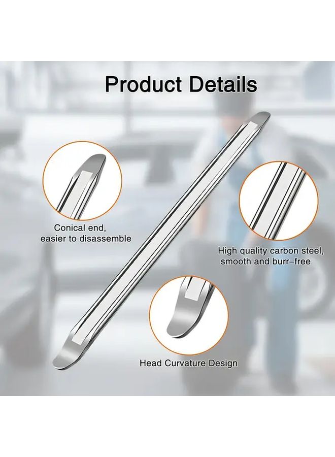 Heavy Duty Steel Tire Lever Tool Kit 24 Inch 60cm Wheel repair Bar For Motorcycle Alloy And Steel Rims Mechanics DIY Set 2 Pieces - Image 3