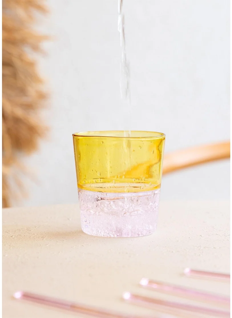 THE MIA Rainbow Water Glass Yellow 320 ml