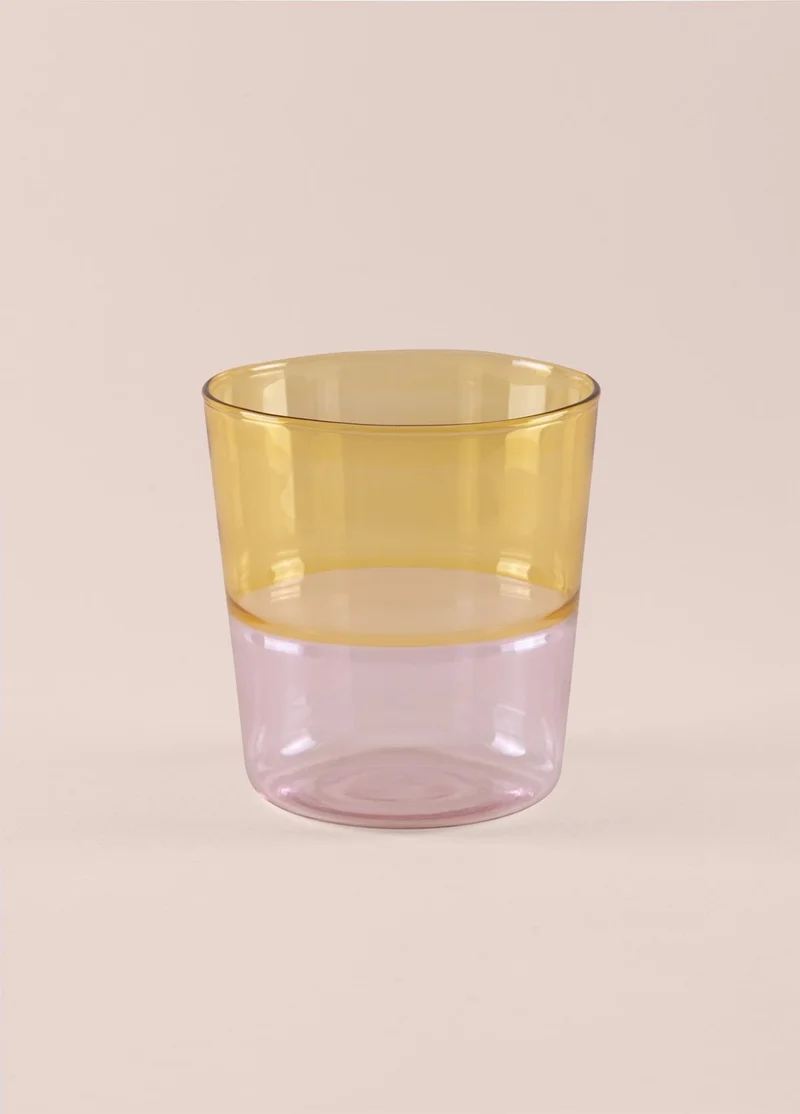 THE MIA Rainbow Water Glass Yellow 320 ml