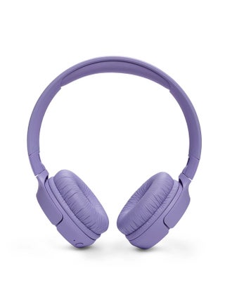 Tune 520Bt Wireless On-Ear Headphones, Pure Bass Sound, 57H Battery With Speed Charge, Hands-Free Call + Voice Aware, Multi-Point Connection, Lightweight And Foldable Purple - view 2