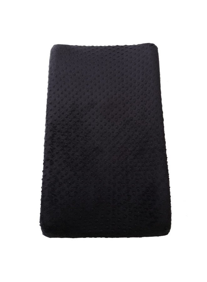 DONOMILO Changing Pad Cover Super Soft Minky Dots Skin-Friendly Breathable Wipeable Changing Table Sheets for Baby Boy and Baby Girl （Black） - Image 1