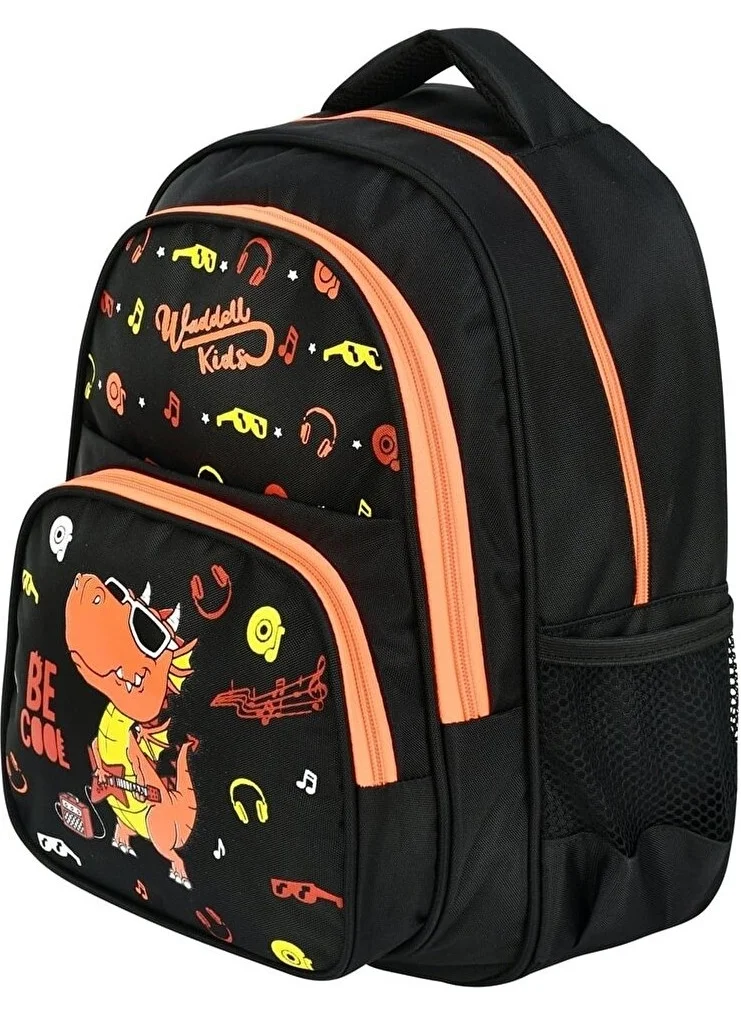 واديل Dinosaur Patterned Primary School Backpack and Lunch Bag 5030